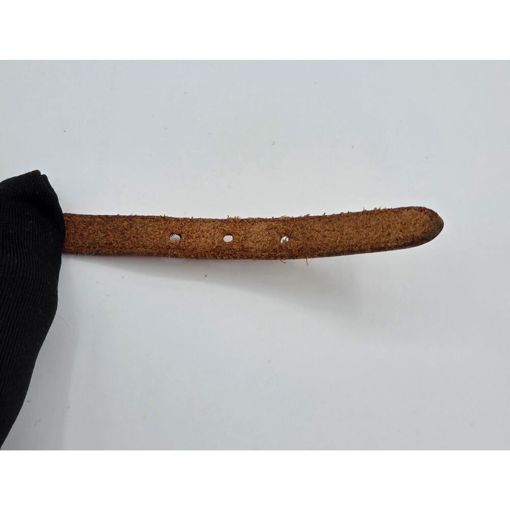 Hermès H Buckle Leather Bracelet Brown Silver Hardware Adjustable France - Picture 12 of 16